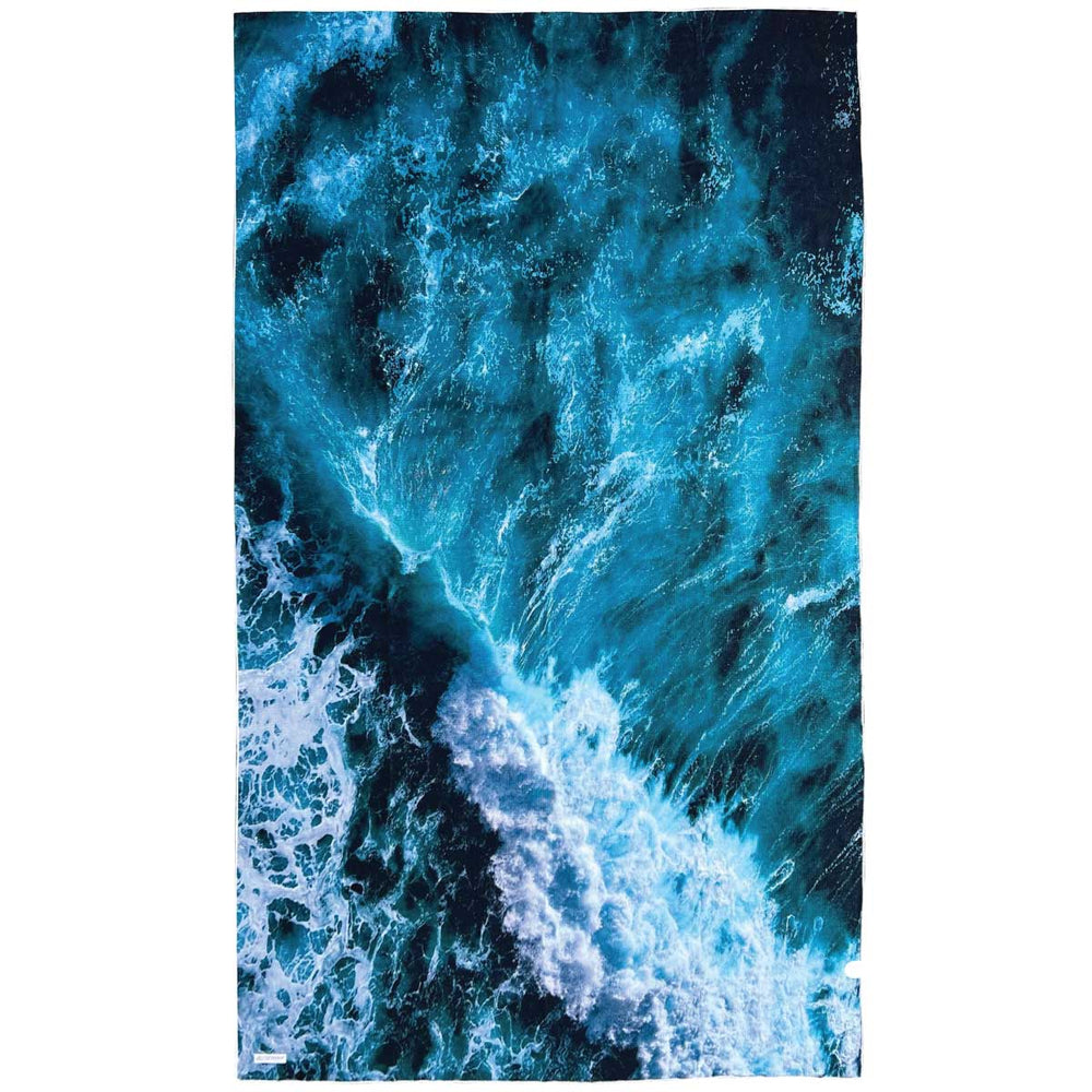 Oversized, Sand Free Jumbo Beach Blanket in Ocean print