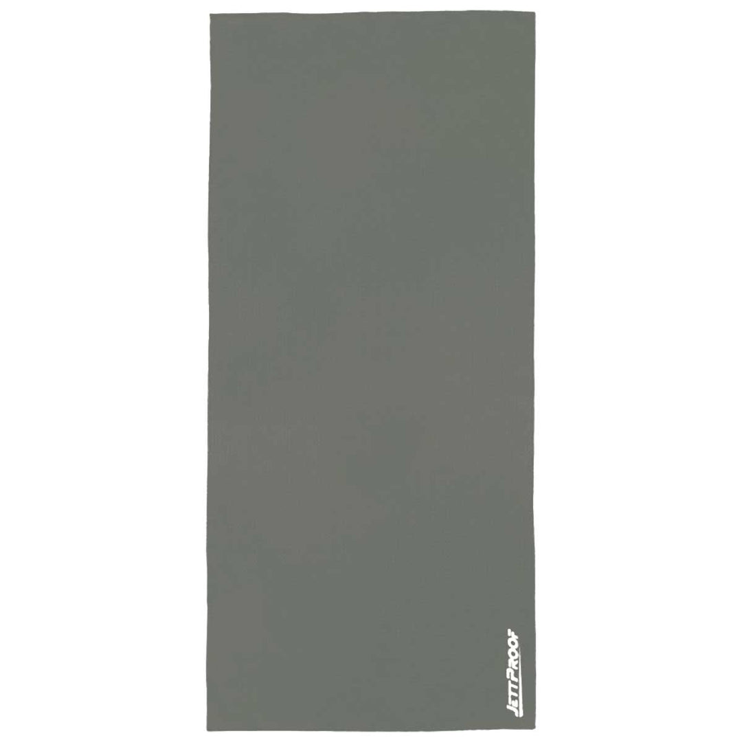 Steel Grey antibacterial gym towel made from recycled fabric