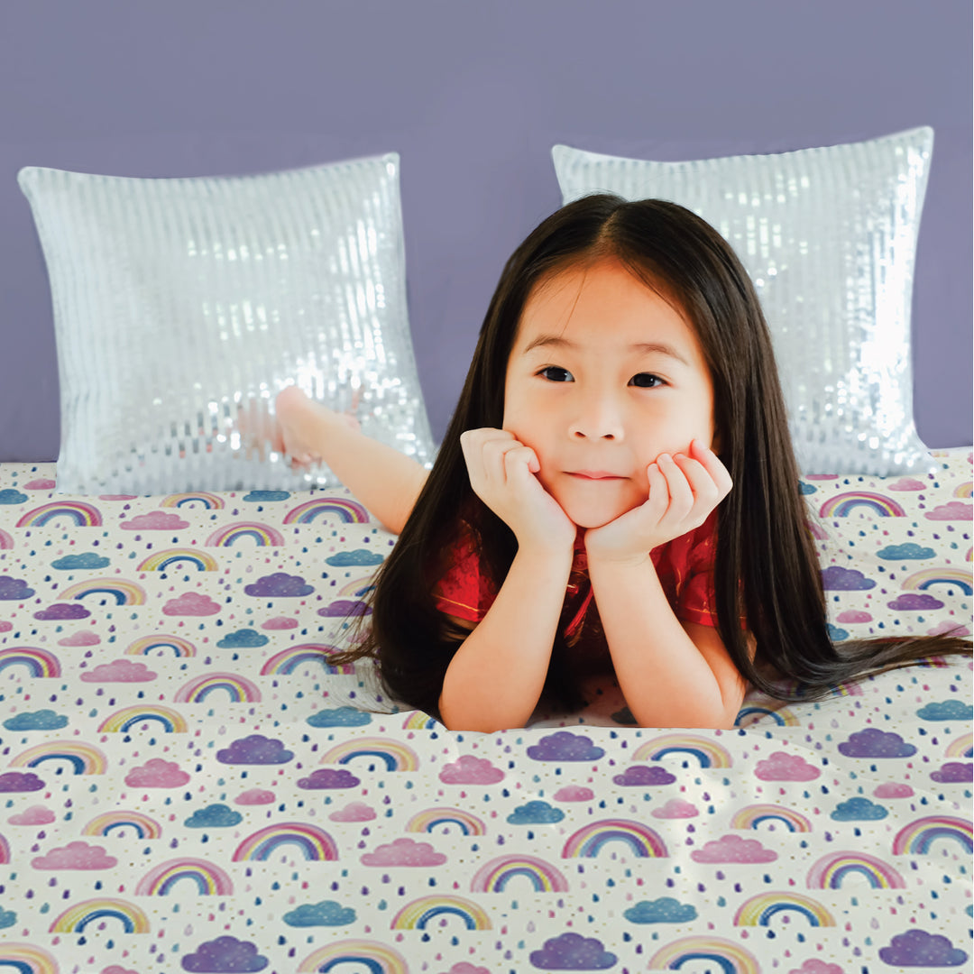 Rainbow Sensory Fitted Bed Sheet