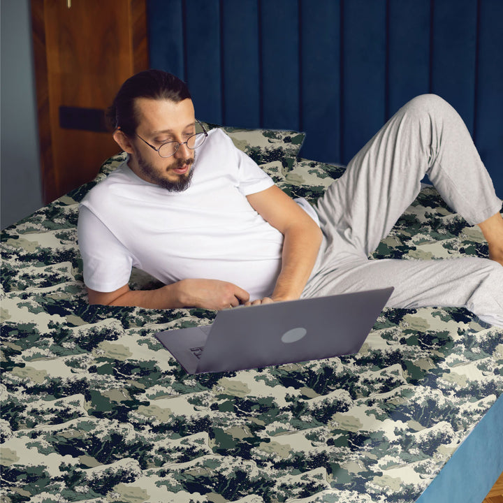 Abyss Sensory Fitted Bed Sheet