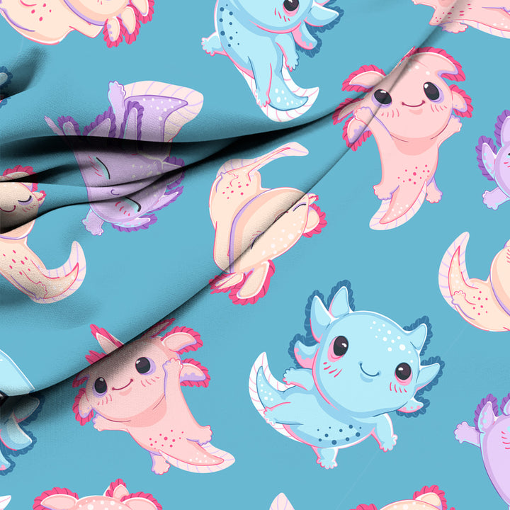 Axolotl Sensory Fitted Bed Sheet