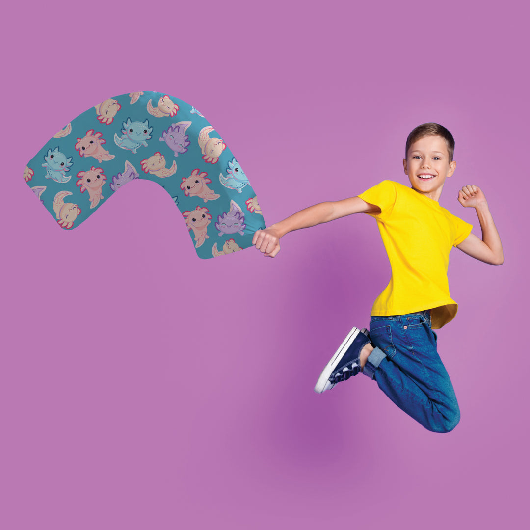 Axolotl Curved Sensory Pillowcase