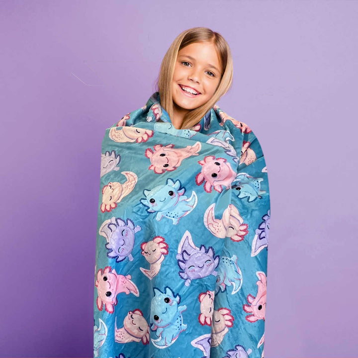 Axolotl - Plush Blanket