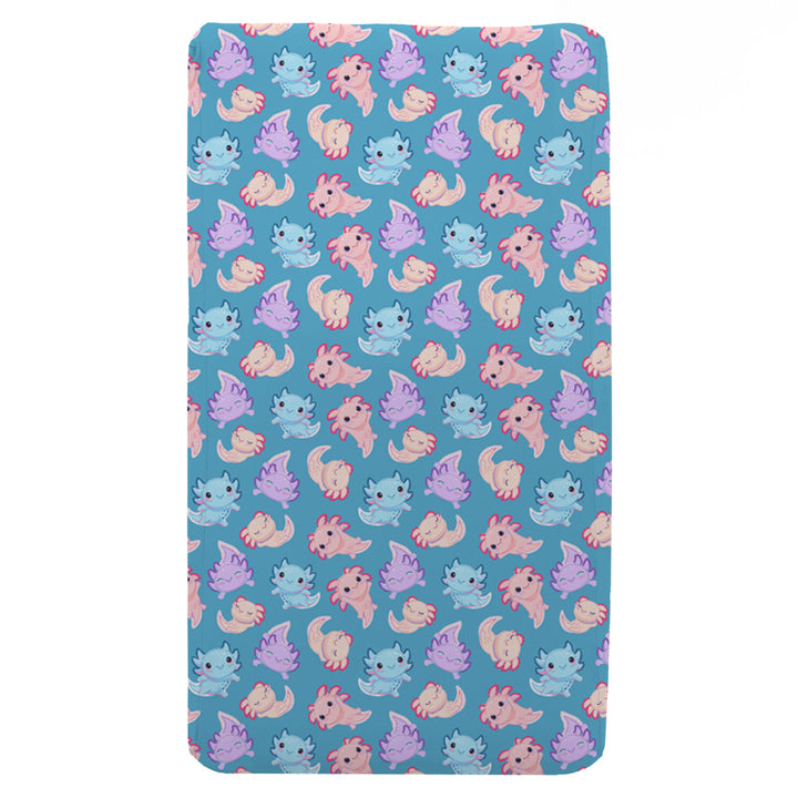 Axolotl Sensory Fitted Bed Sheet