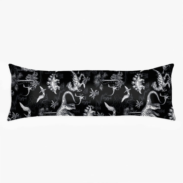 Black Dino - Sensory Body Pillow Cover Sensory Pillowcase JettProof.com.au 