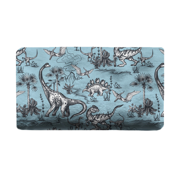 Blue Dino - Plush Pillowcase