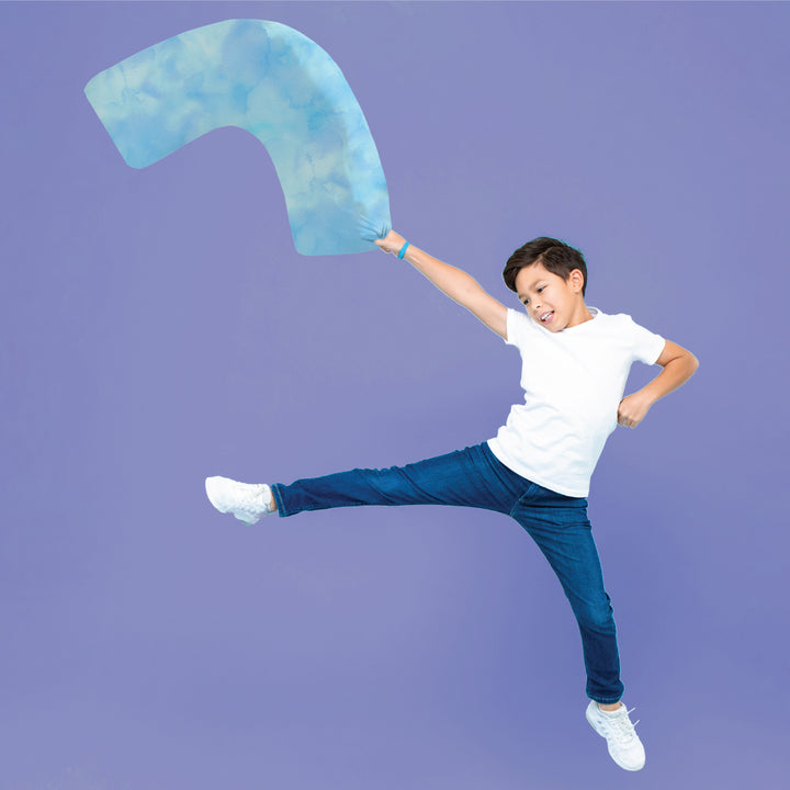 Blue Watercolor Curved Sensory Pillowcase