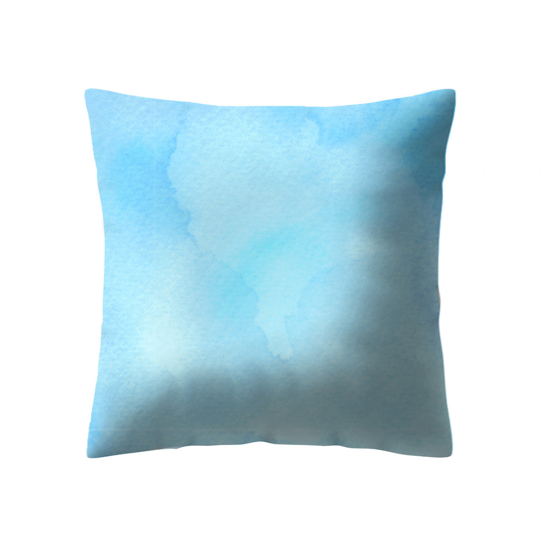 Blue Watercolor Sensory Cushion