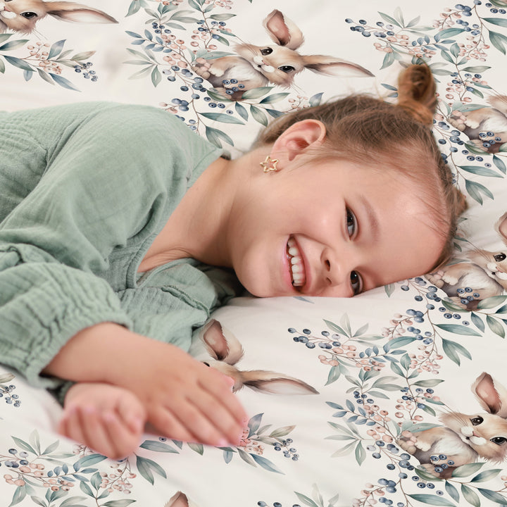 Bunnies Sensory Fitted Bed Sheet
