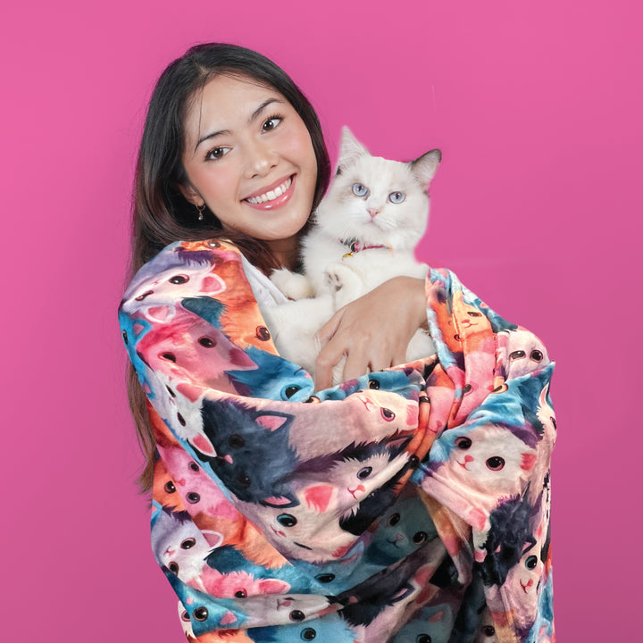 Cats - Plush Blanket