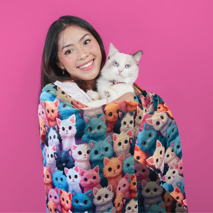 Cats - Plush Blanket
