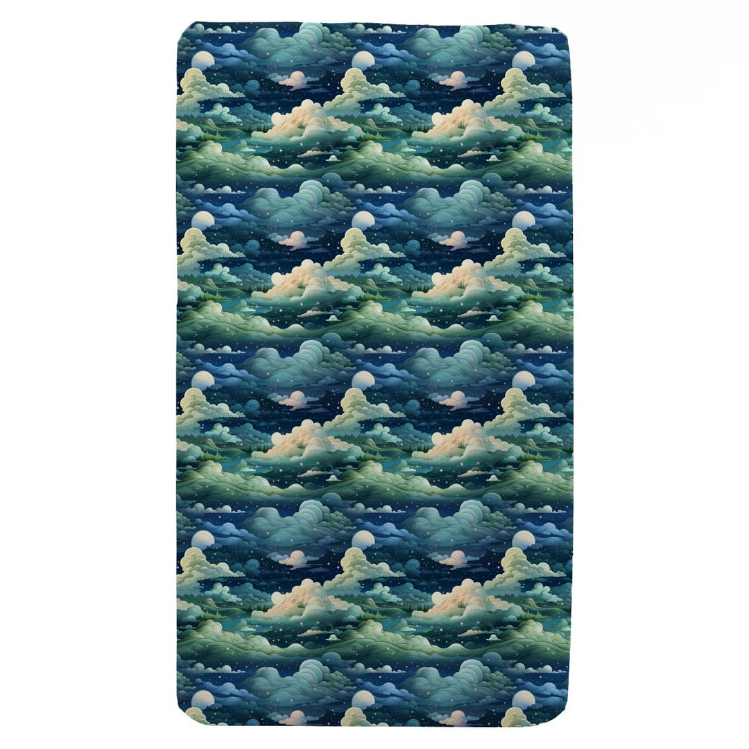 Cloudy Skies Sensory Fitted Bed Sheet