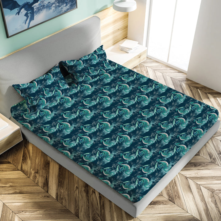 Dragon Night Sensory Fitted Bed Sheet