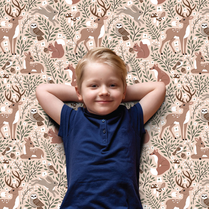 Into the Woods Sensory Fitted Bed Sheet
