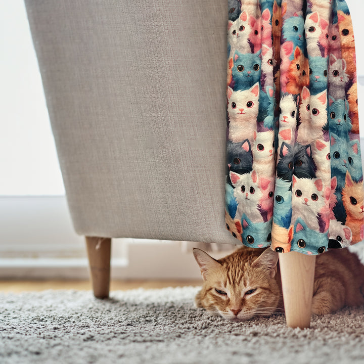 Cats - Plush Blanket
