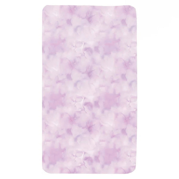 Lavender Watercolor Sensory Fitted Bed Sheet