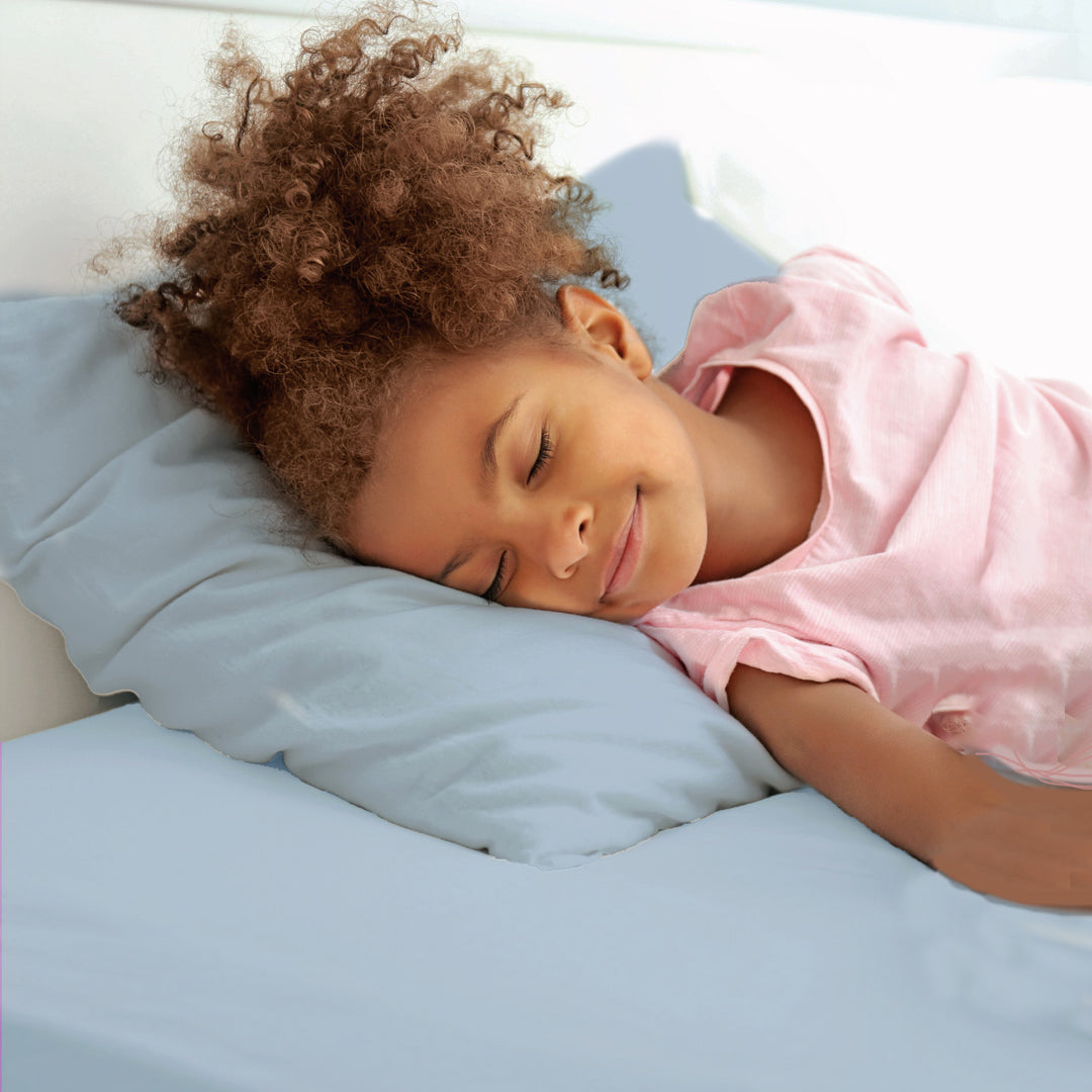 Light Blue Sensory Fitted Bed Sheet