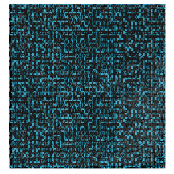 Blue Matrix - Plush Blanket