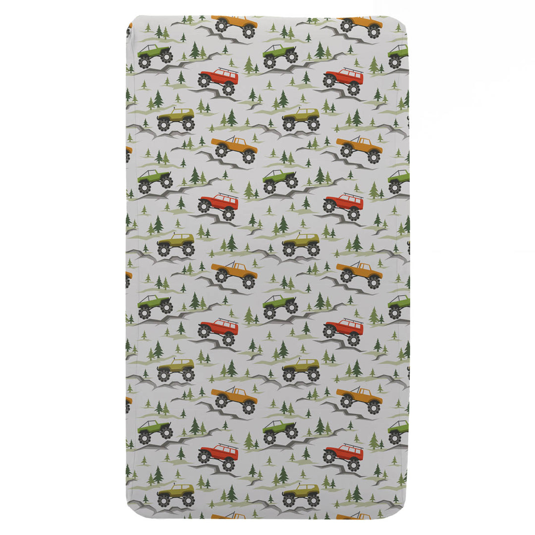 Mountain Truck Sensory Fitted Bed Sheet