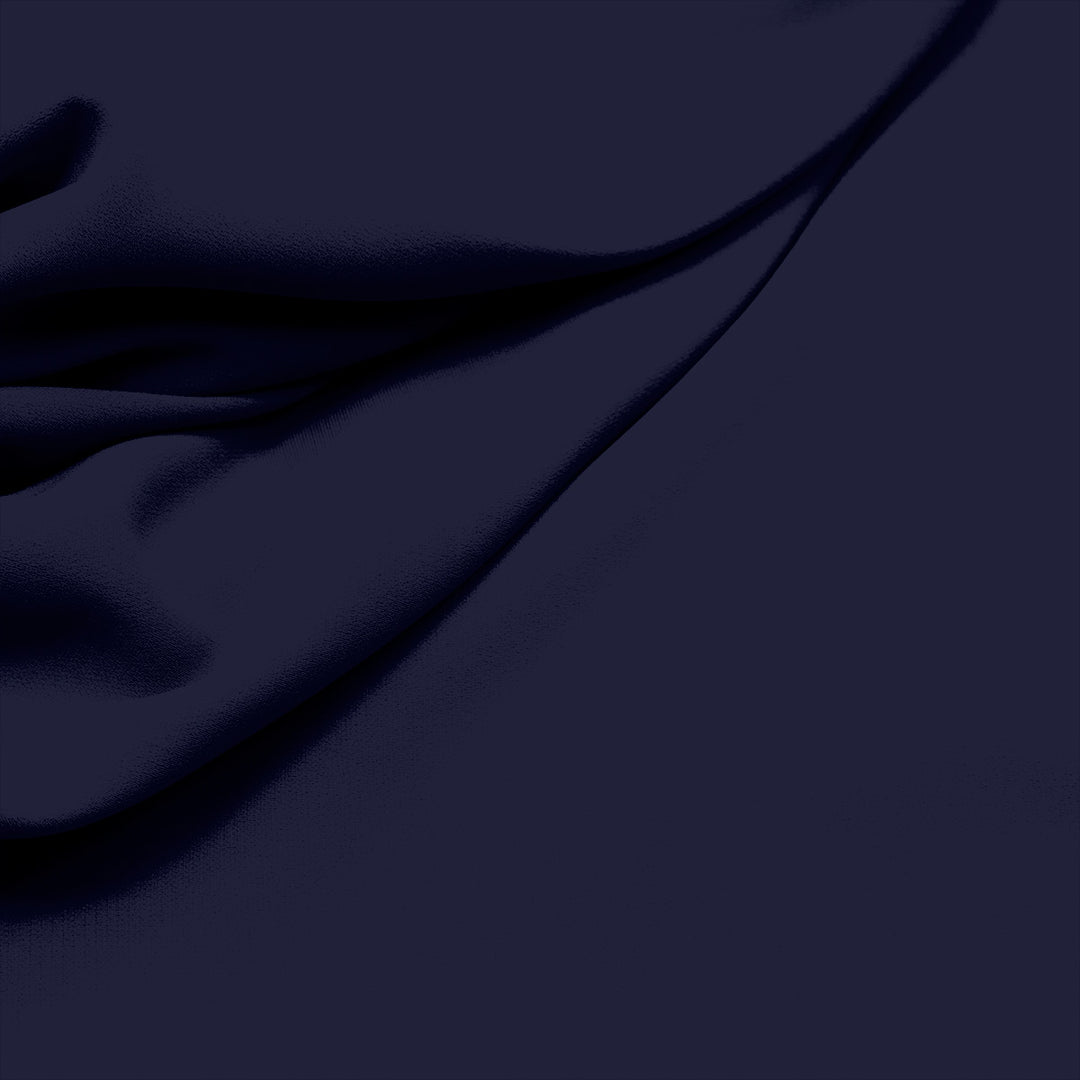 Navy Sensory Fitted Bed Sheet