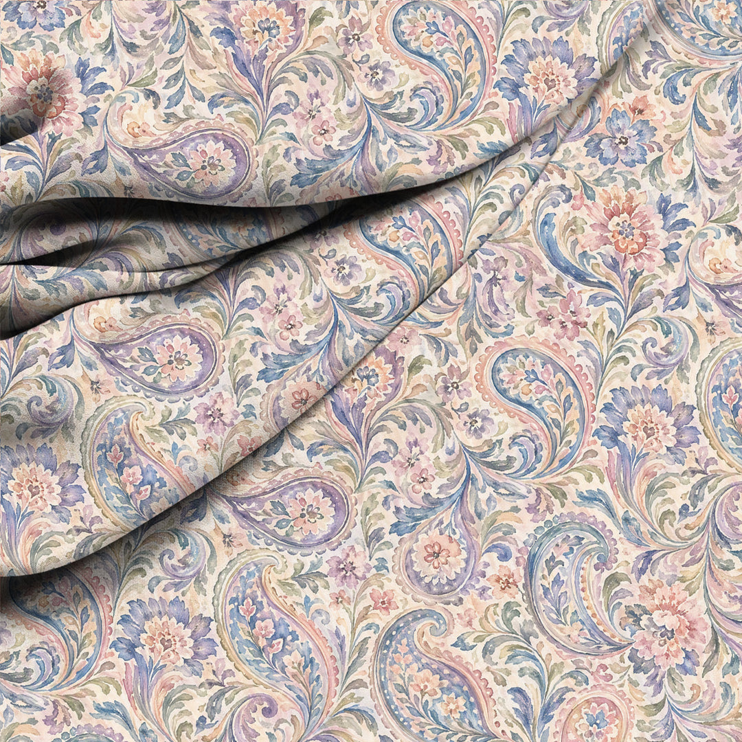 Paisley Sensory Fitted Bed Sheet