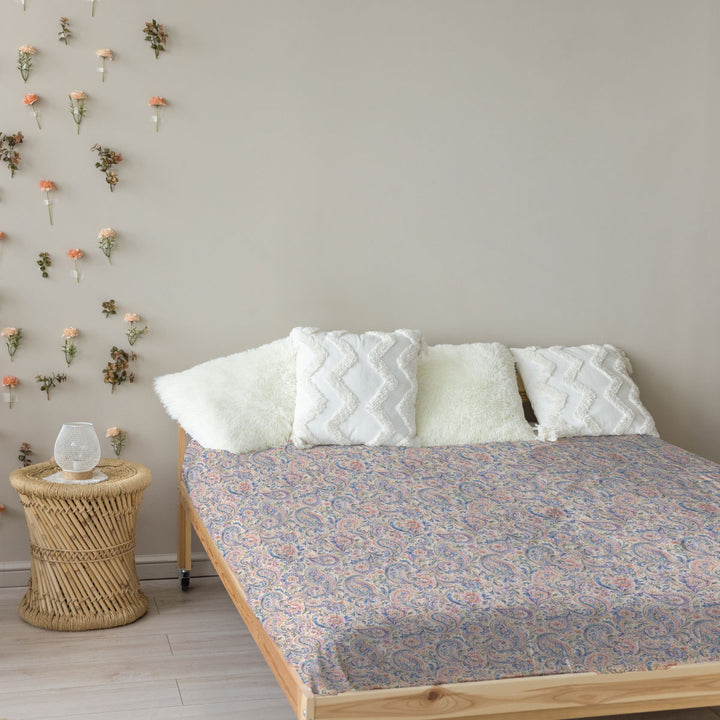 Paisley Sensory Fitted Bed Sheet