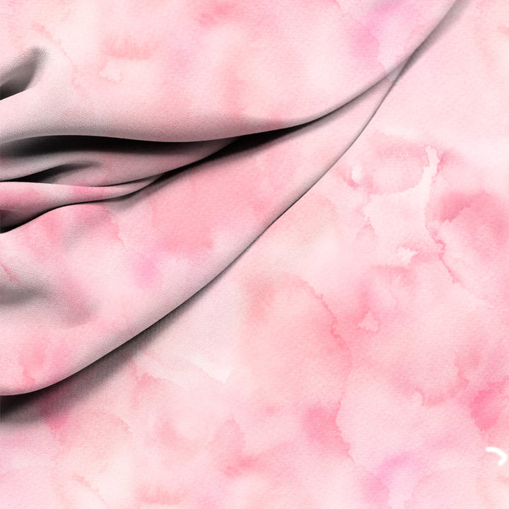 Pink Watercolor Sensory Fitted Bed Sheet