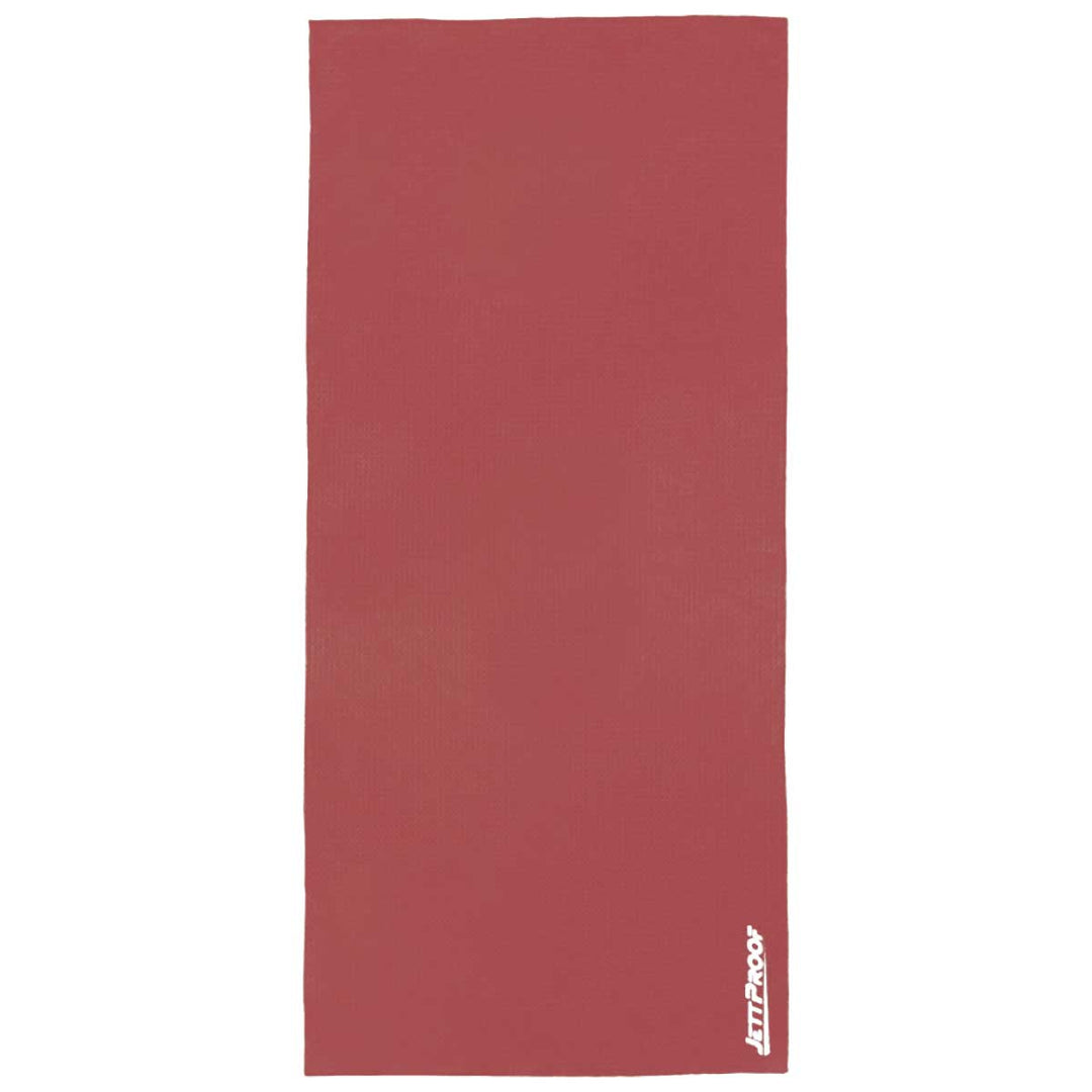 Burgundy color antibacterial gym towel made from recycled fabric