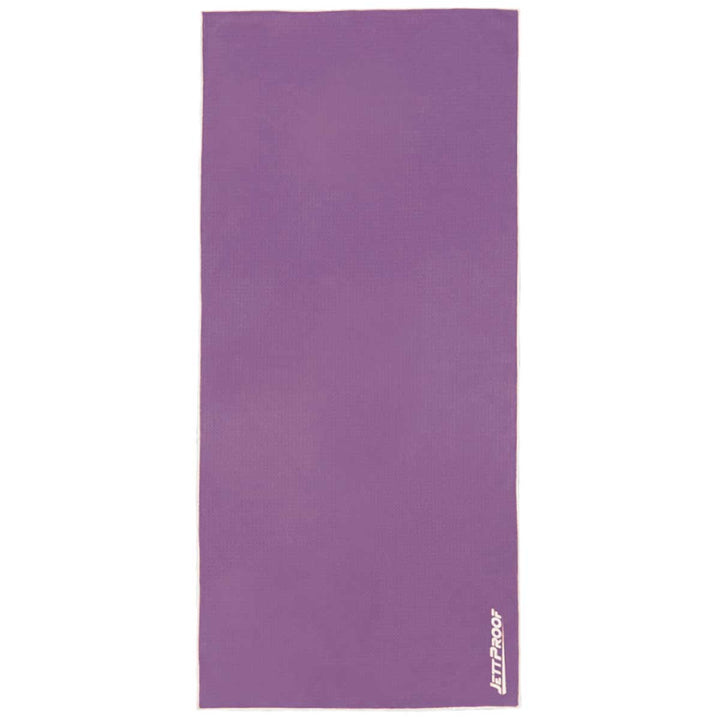 Purple_color_antibacterial gym towel made from recycled fabric