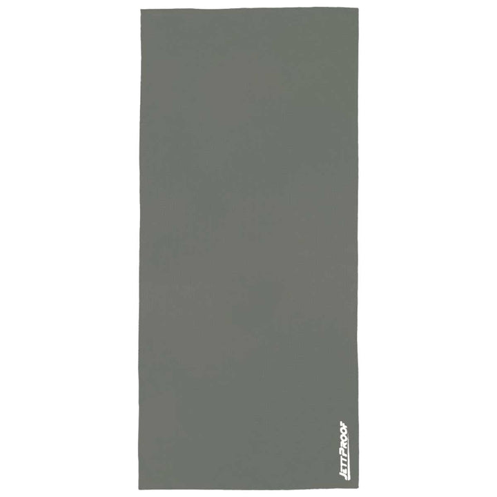 Steel Grey antibacterial gym towel made from recycled fabric