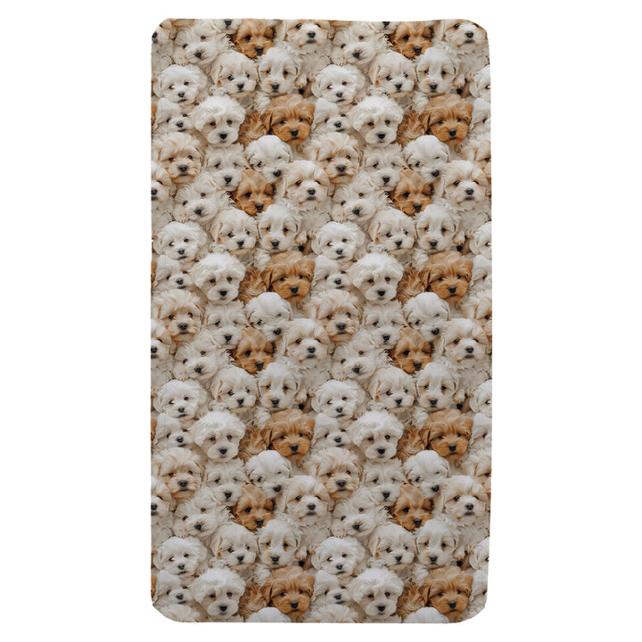 Puppies Sensory Fitted Bed Sheet