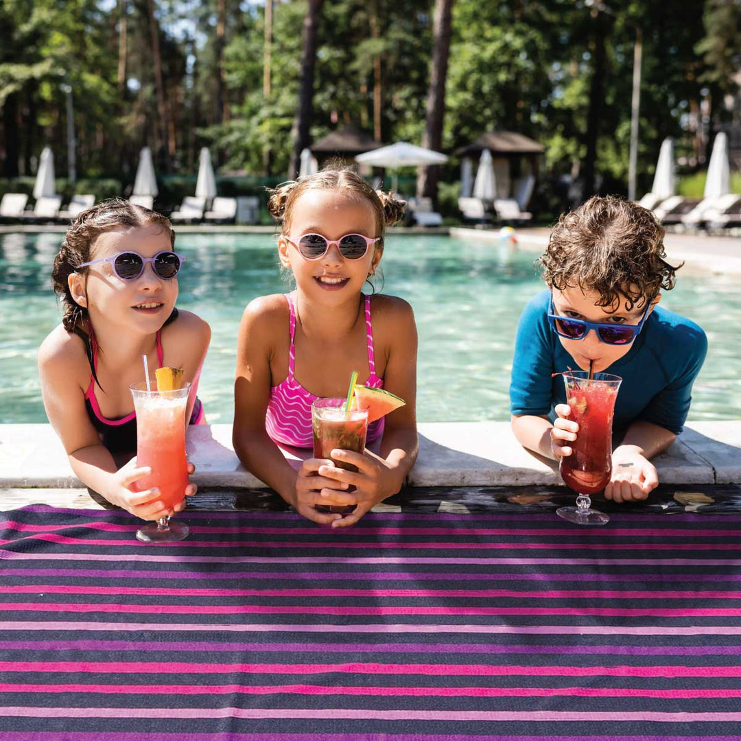 Bondi Purple - Kids Sand Free Beach Towel