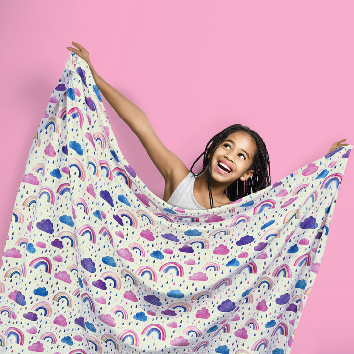 Rainbows - Plush Blanket