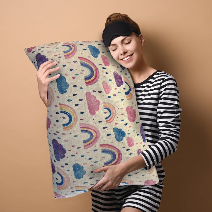 Rainbows - Plush Pillowcase
