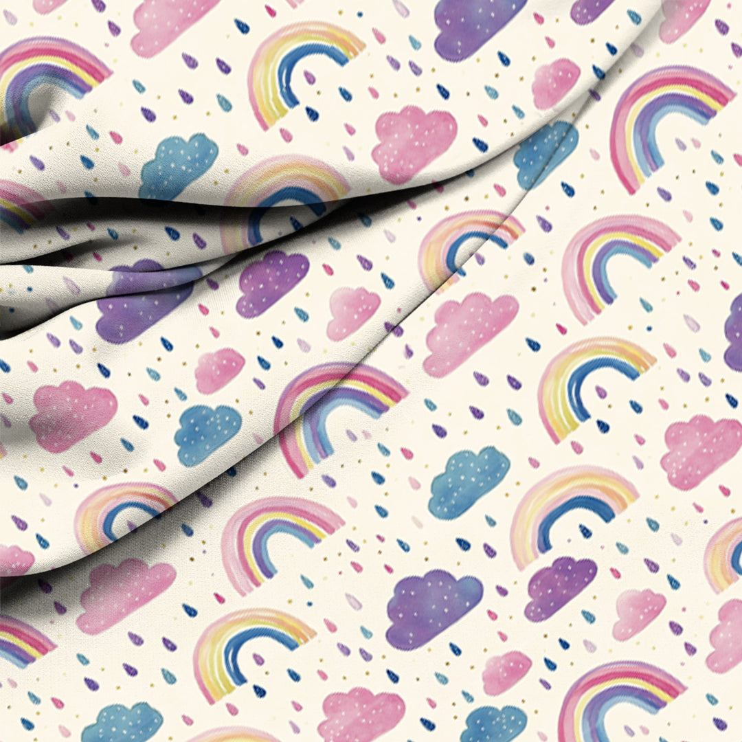 Rainbow Sensory Fitted Bed Sheet