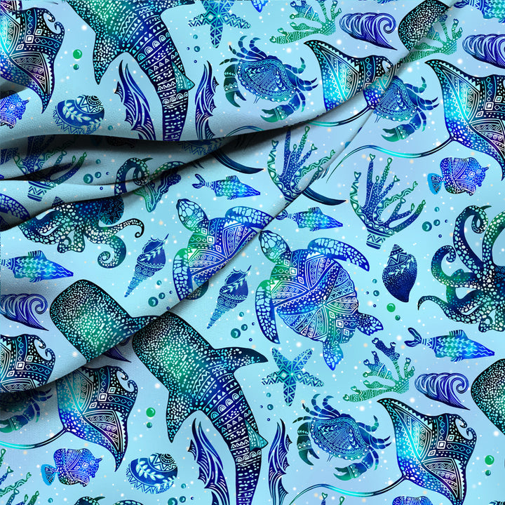 Reef Sensory Fitted Bed Sheet