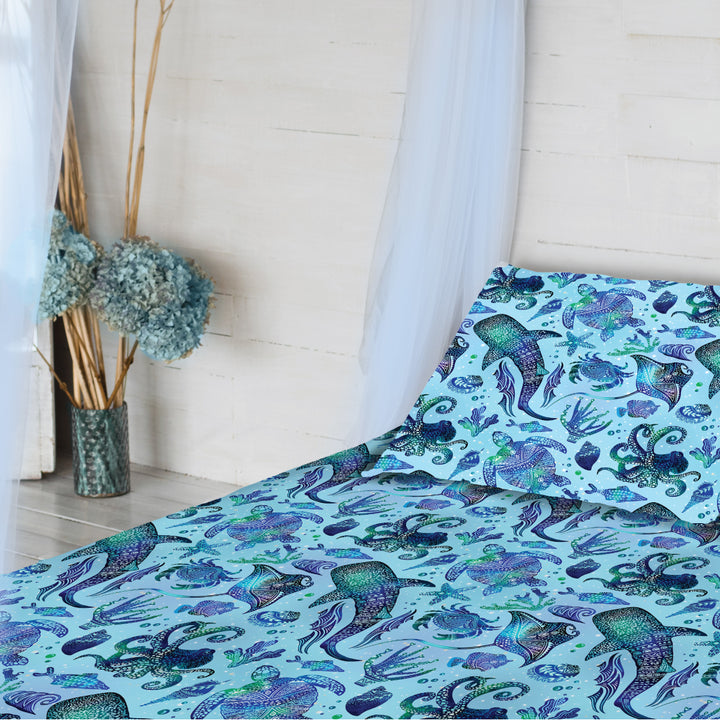 Reef Sensory Fitted Bed Sheet