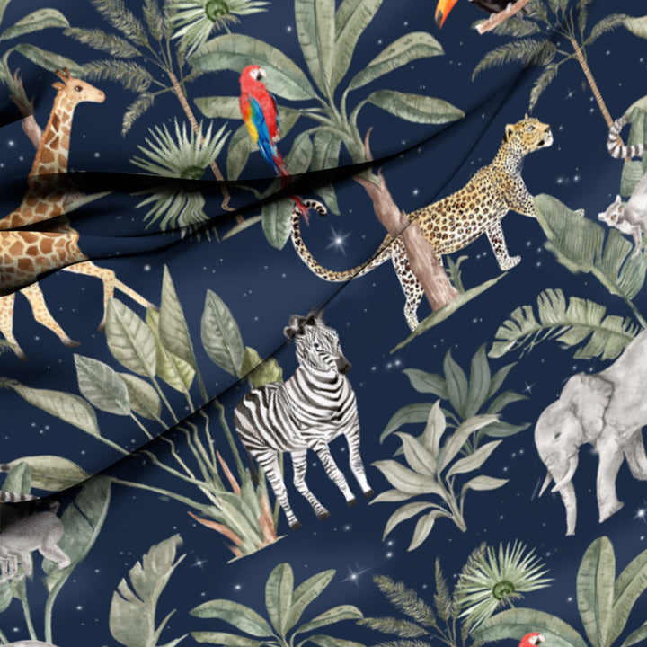 Night Safari Sensory Fitted Bed Sheet