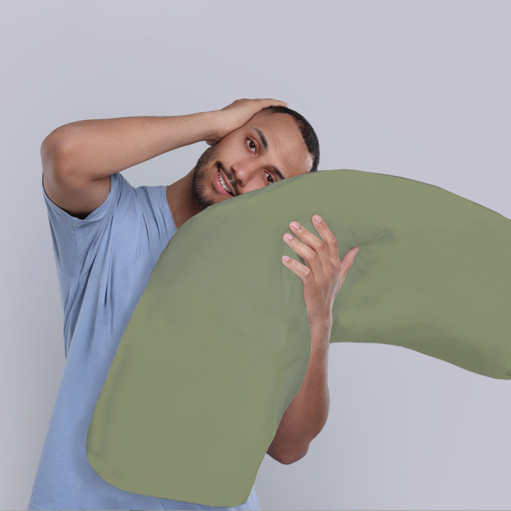 Sage Curved Sensory Pillowcase