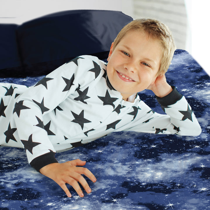 Space Sensory Fitted Bed Sheet