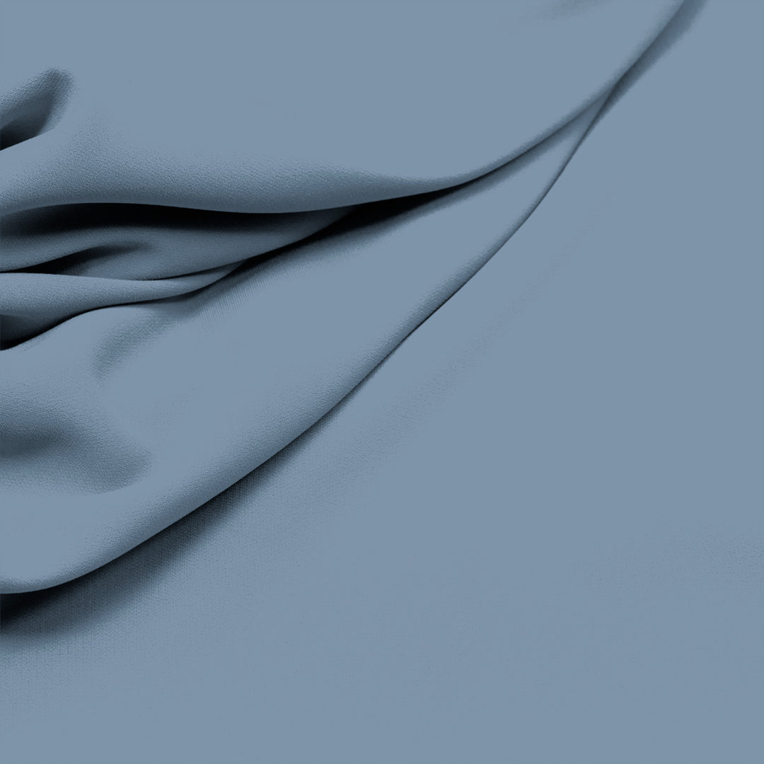 Stone Blue Sensory Fitted Bed Sheet