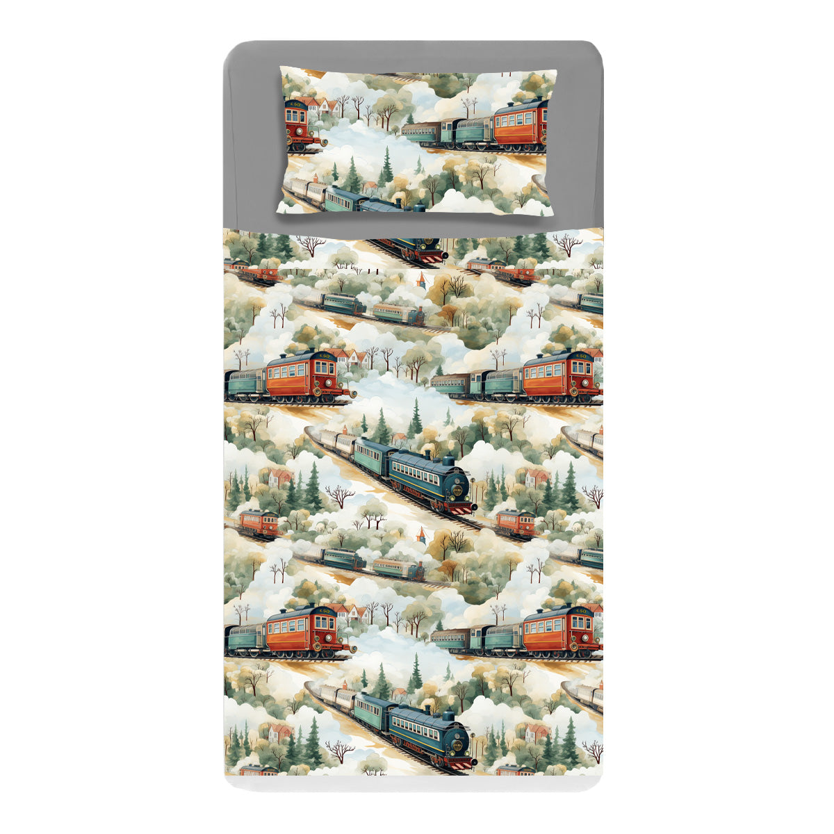 Trains Calming Sensory Compression Sheet JettProof