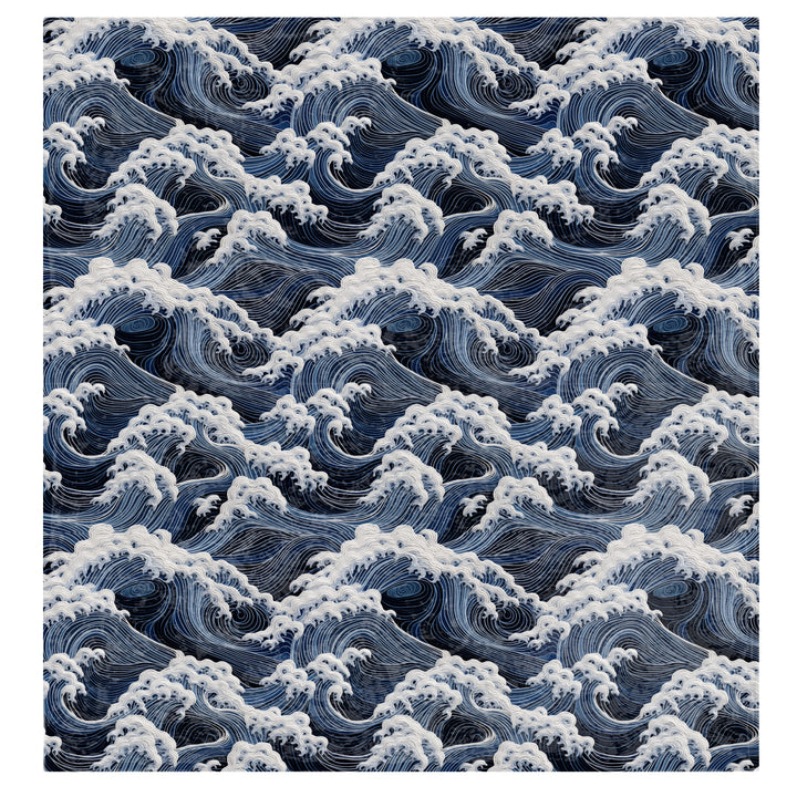 Waves - Plush Blanket