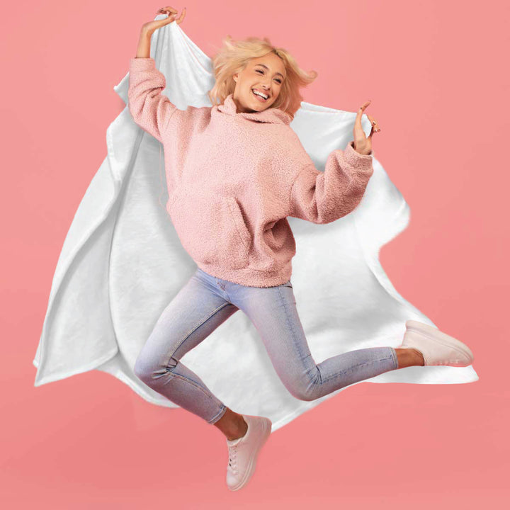 White - Plush Blanket