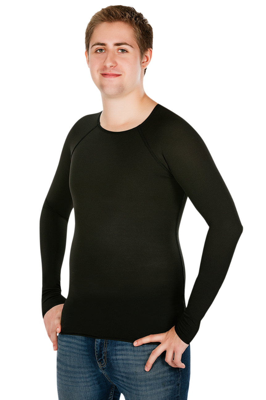 Sensory Long Sleeve Shirt Black Men by JettProof