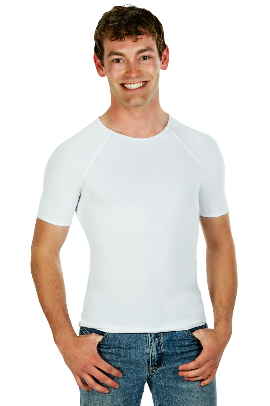 Sensory T-shirt White Men by JettProof