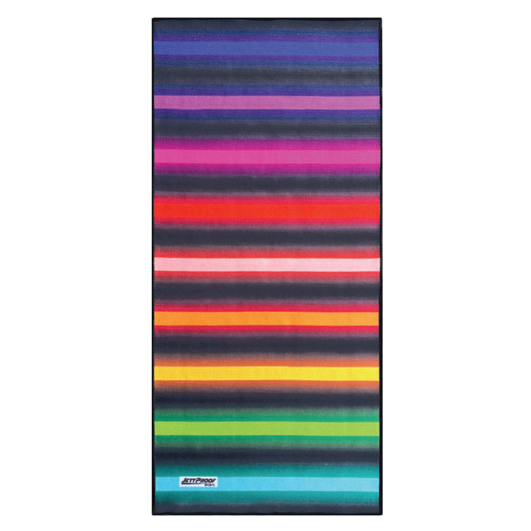 Rainbow neon patterned eco-friendly antibacterial gym towel