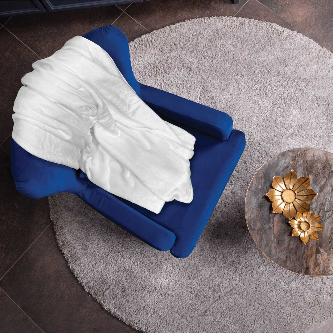 White - Plush Blanket